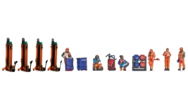 NOCH 35900 - N - Figuren-Themenwelt Bahnbetriebswerk